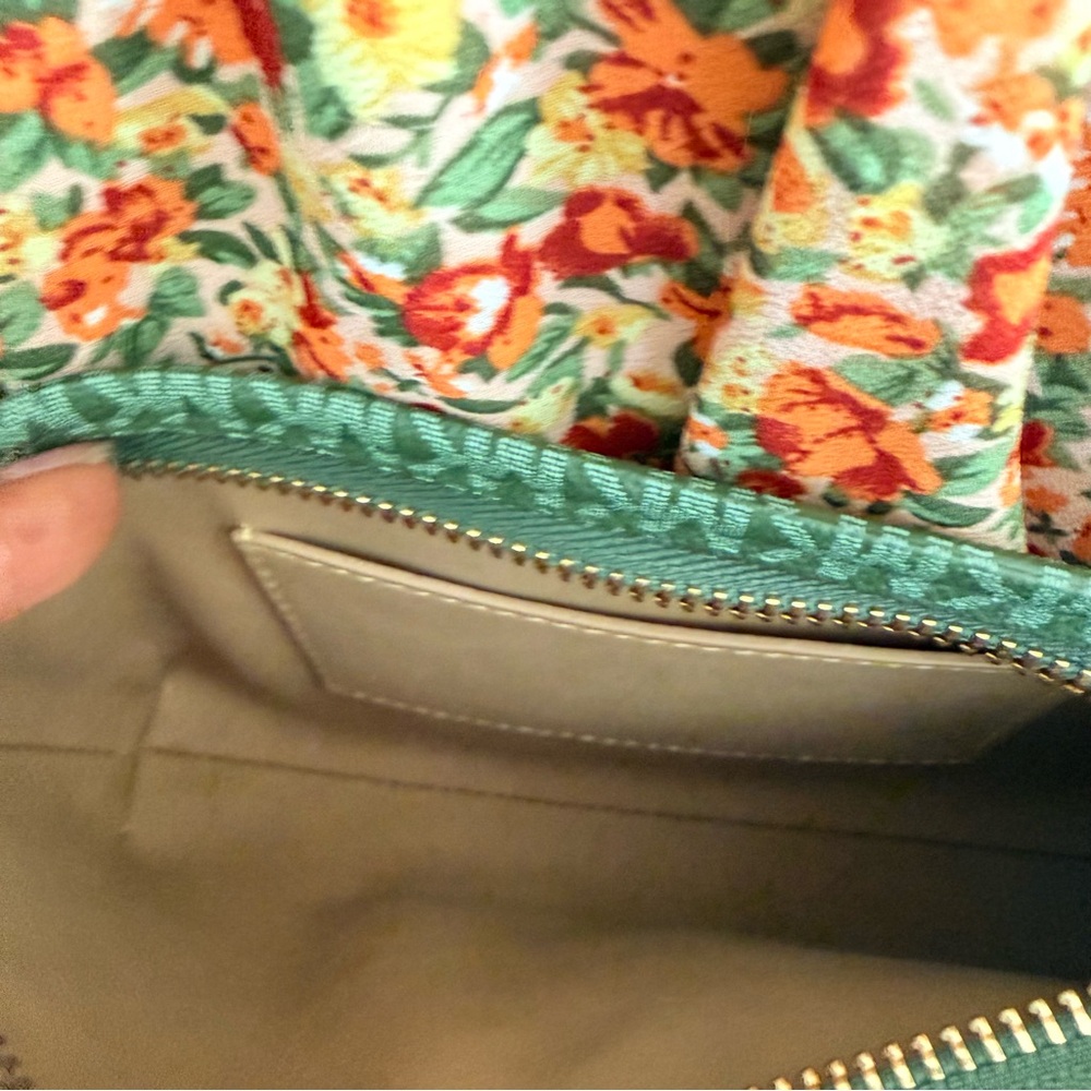 Michael Kors Green MK Signature Stripe Belt Bag - Picture 7 of 11